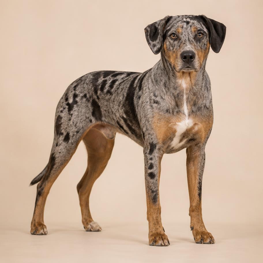 Catahoula Leopard Dog adulto de corpo inteiro