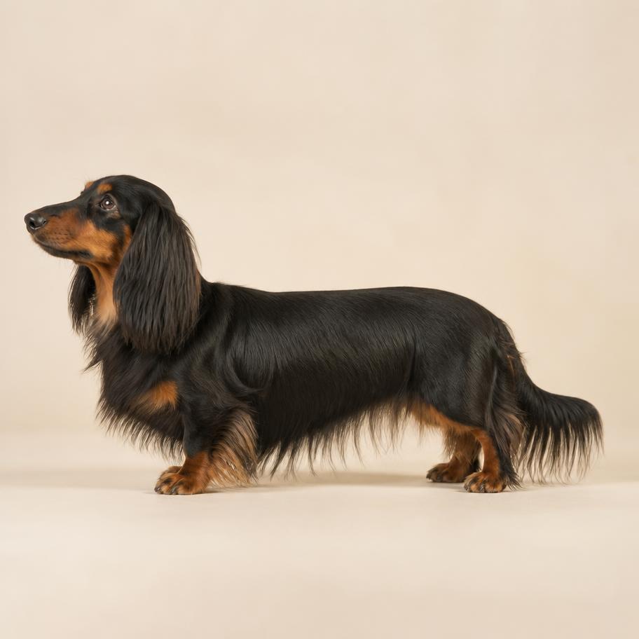 Dachshund Padrão Pelo Longo adulto