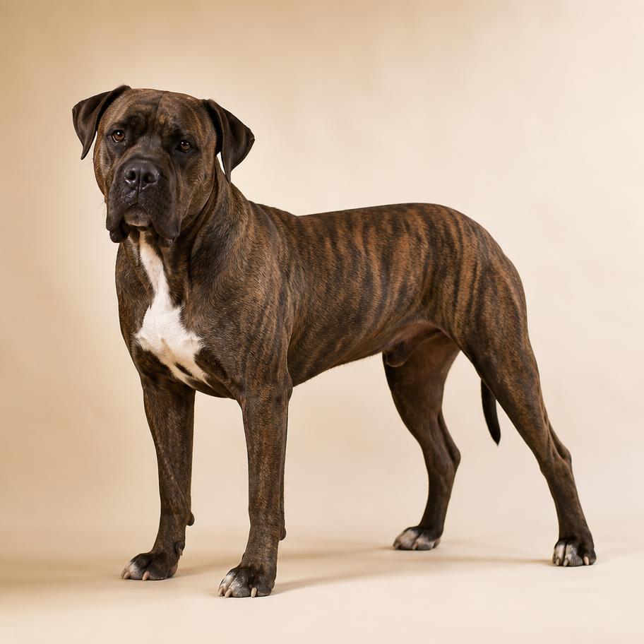 Dogo Brasileiro adulto de corpo inteiro